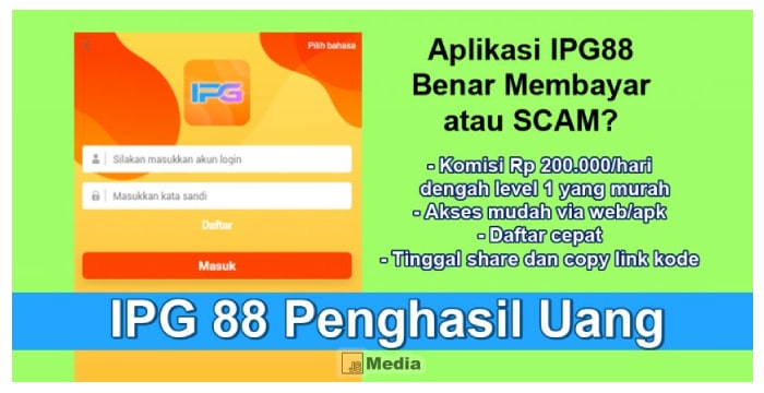 Review IPG 88 Penghasil Uang Hingga 6 Juta Per Bulan, Benarkah Demikian?