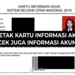 10 Cara Cetak Kartu Informasi Akun SSCN, Cek Juga Informasi Akun