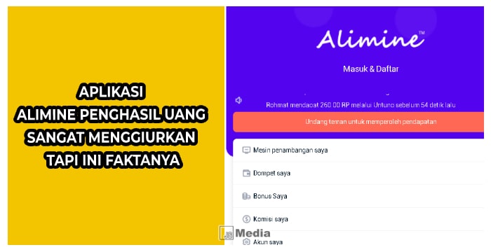 Aplikasi Alimine Penghasil Uang, Sangat Menggiurkan Tapi Ini Faktanya