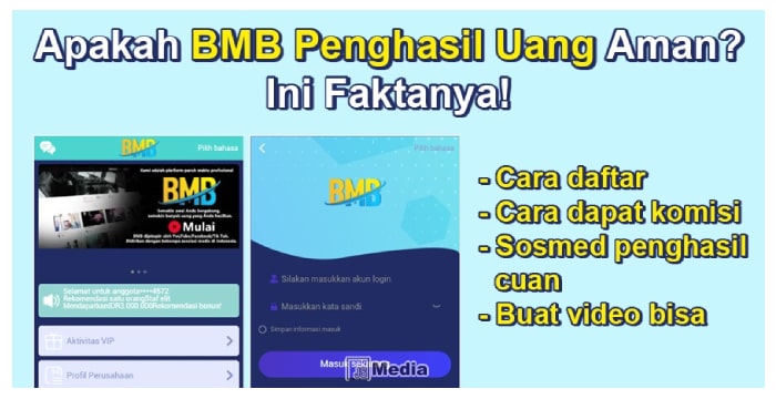 Aplikasi BMB Penghasil Uang Aman? Berikut Fakta Lengkap Terbaru