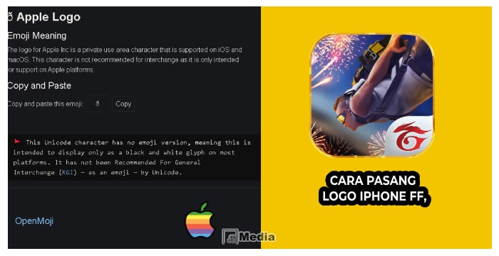 Cara Pasang Logo iPhone FF, Gengsi di Game Meningkat