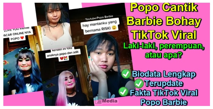 Siapa Popo Barbie Bohay yang Viral di TikTok? Ini Fakta dan Biodatanya!