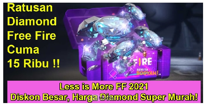 Event Less is More FF 2021: Diskon Harga Diamond Super Murah