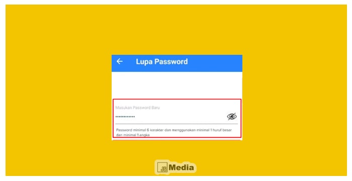 Masukkan password baru