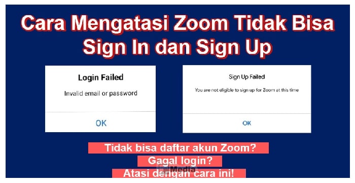 Mengatasi Zoom Tidak Bisa Sign In dan Sign Up, 100% Work!