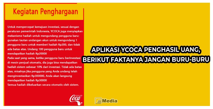 Aplikasi Ycoca Penghasil Uang, Berikut Faktanya Jangan Buru-buru