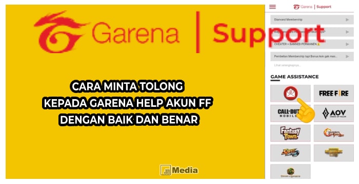 Cara Minta Tolong Kepada Garena Help Akun FF untuk dapat Ticket Garena dengan Baik dan Benar