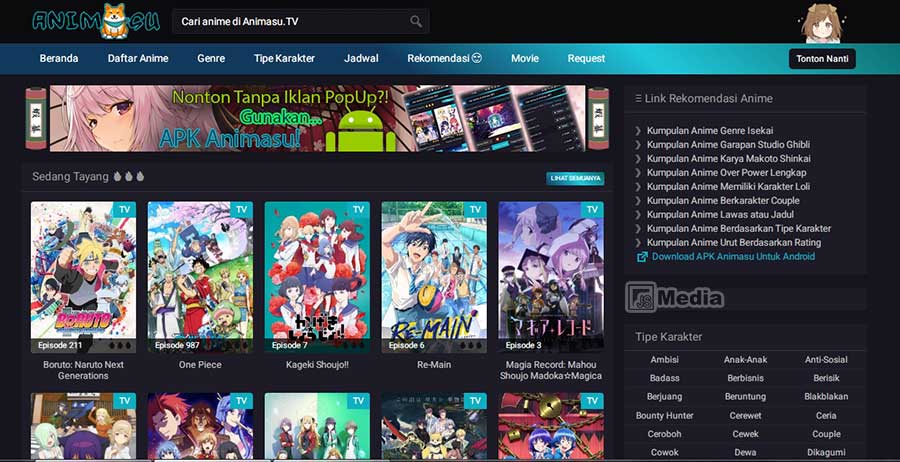 Animasu APK Aplikasi Nonton Anime Sub Indo Gratis