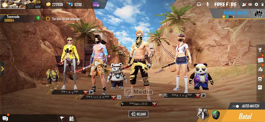 Perbedaan Free Fire Biasa dan Free Fire Max