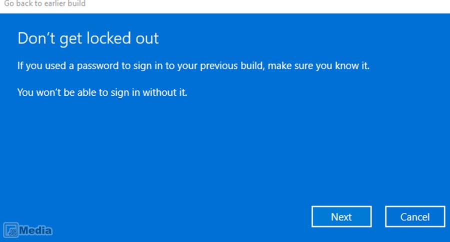 Pastikan kalian ingat password login windows 10