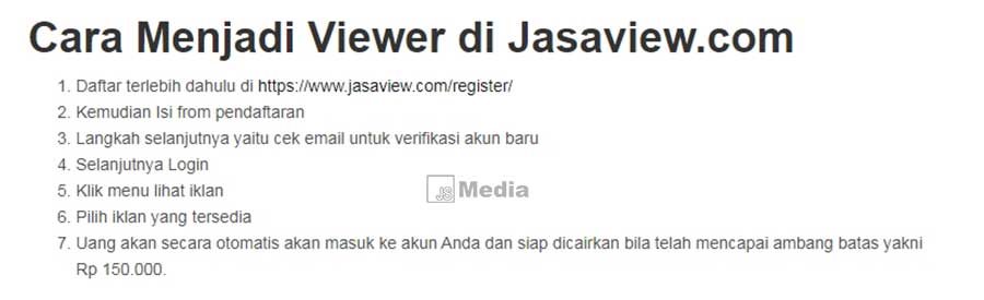 Cara Mendapatkan Uang dari Jasa View