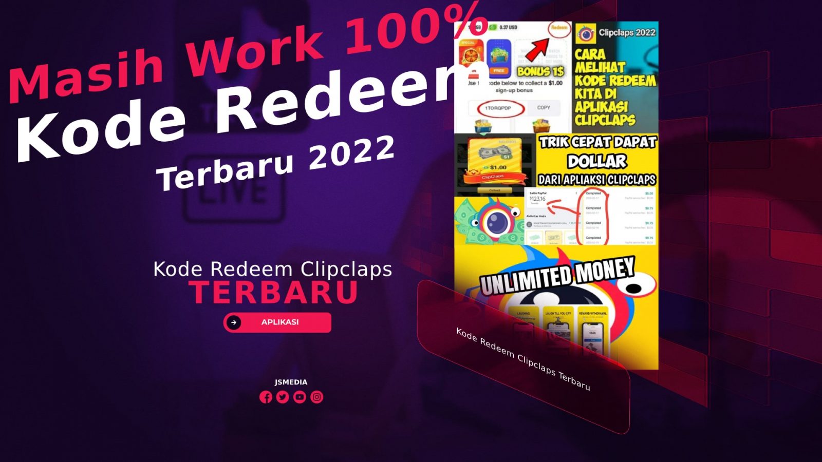 Masih Work 100%! Kode Redeem Clipclaps Januari 2022 Terbaru