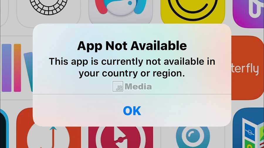 Solusi "App Not Available" di App Store