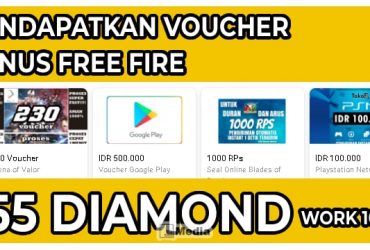 Cara Mendapatkan Voucher Bonus Free Fire 355 Diamond, Work 100%