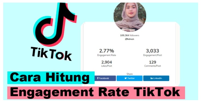 Cara Hitung Engagement Rate TikTok dengan Gratis, Mudah Banget