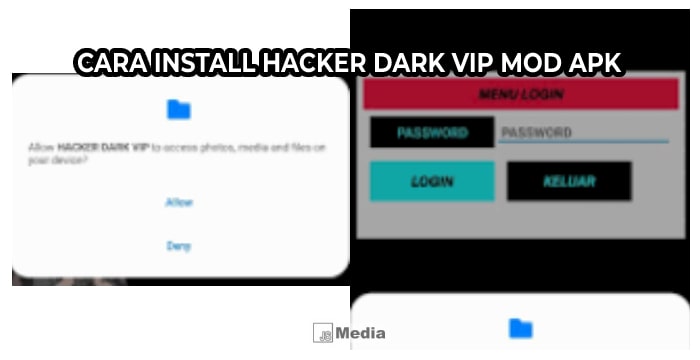 Cara Install Hacker Dark VIP Mod Apk