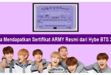 Cara Mendapatkan Sertifikat ARMY Resmi