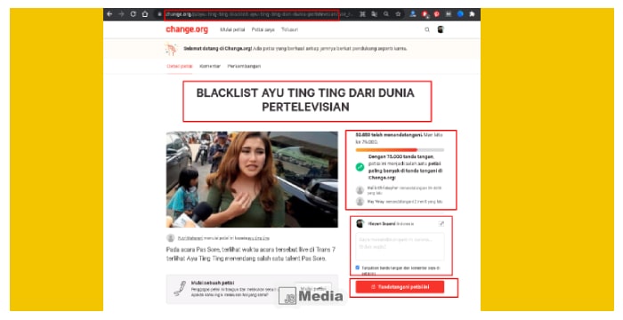 Cara Isi Tanda Tangan Dalam Link Petisi