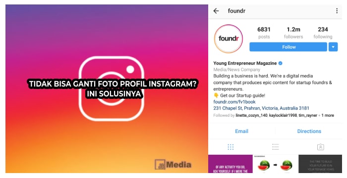 Tidak Bisa Ganti Foto Profil Instagram? Ini Solusinya