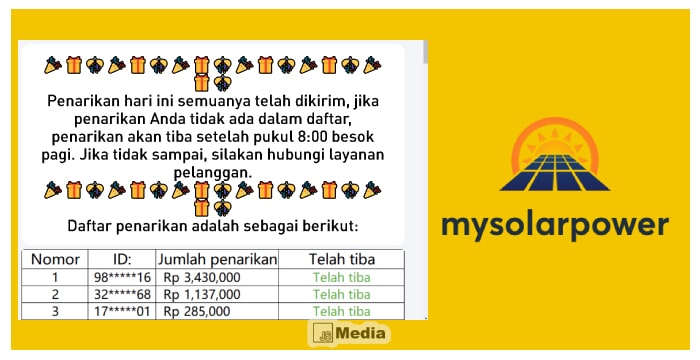 Cara Menggunakan Aplikasi My Solar Power