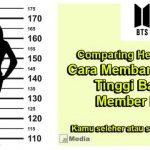 Comparing Height BTS: Cara Membandingkan Tinggi Badan BTS