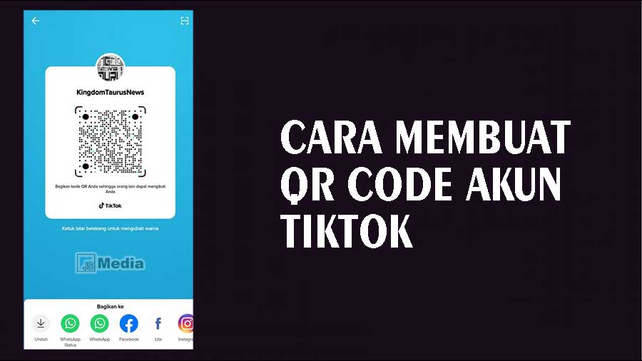 Cara Scan QR Code TikTok