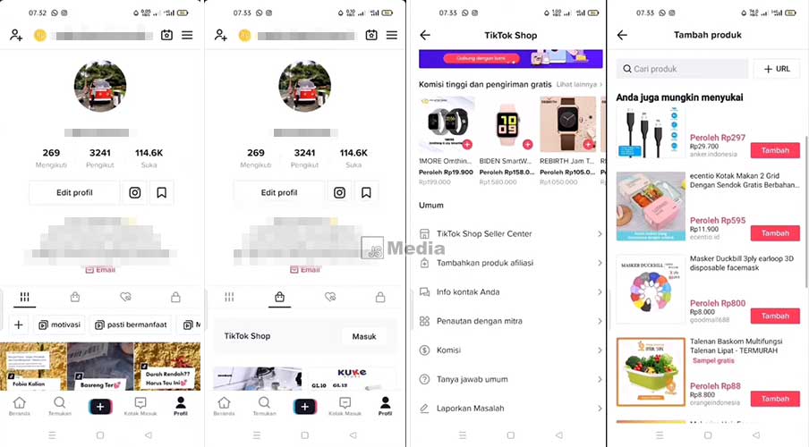 Cara Menggunakan Tiktok Affiliate - Homecare24