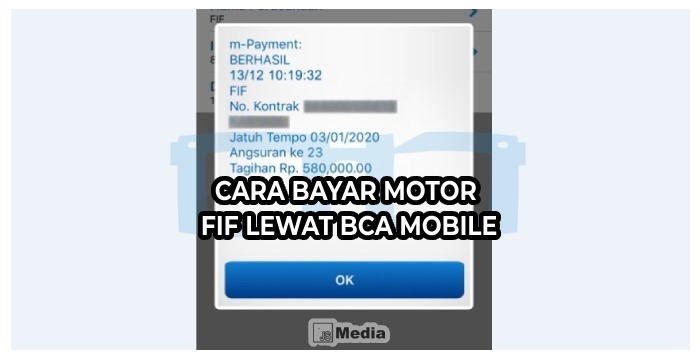 Cara Bayar Motor FIF Lewat BCA Mobile