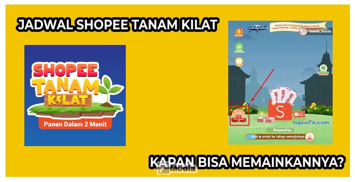 Jadwal Shopee Tanam Kilat, Kapan Bisa Memainkannya?