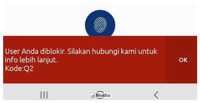 Apa yang Dimaksud dari BRImo Terblokir Kode Q2?