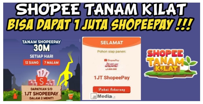 Jadwal Shopee Tanam Kilat, Jangan Sampai Terlewat!