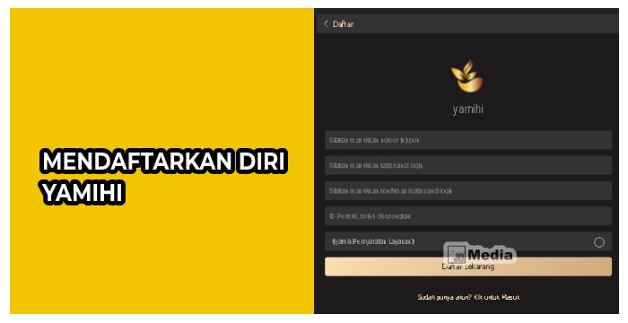 Cara Mudah Mendaftarkan Diri dalam Aplikasi Yamihi