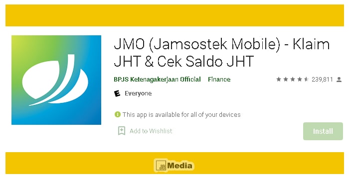 Cara Download JMO (Jamsostek Mobile)