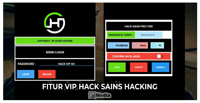Fitur VIP Hack Sains Hacking
