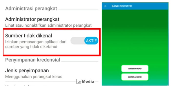 Cara Memasang Aplikasi Rank Booster FF