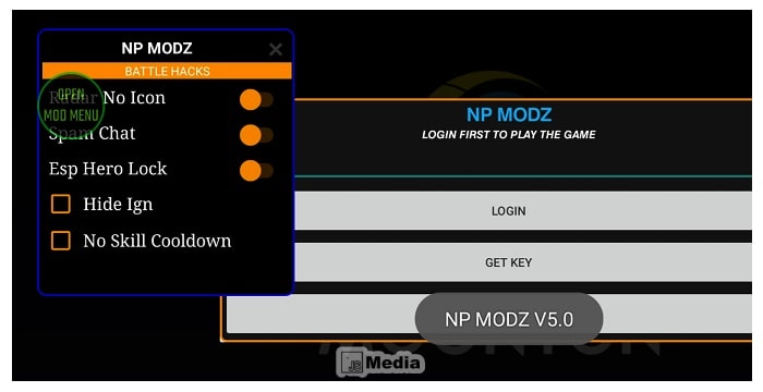 Cara Menggunakan Cheat dengan NP Modz Apk ML