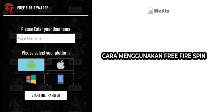 Cara Menggunakan Free Fire Spin