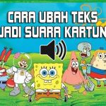 Cara Membuat Suara Kartun Anime