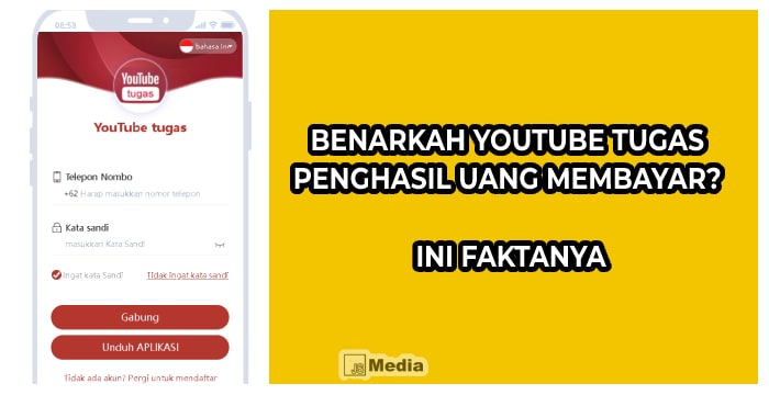 Youtube Tugas Penghasil Uang Membayar?