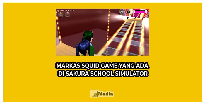 Markas Squid Game Yang Ada Di Sakura School Simulator
