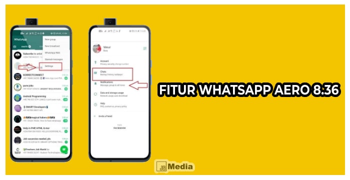 Fitur WhatsApp Aero v8.80 Apk