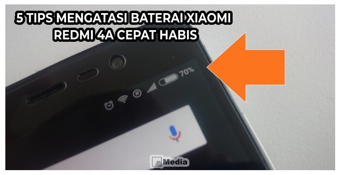 Mengatasi Baterai Xiaomi Redmi 4a Cepat Habis