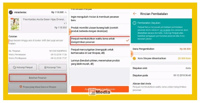 Cara Membatalkan Pesanan di Shopee Terbaru