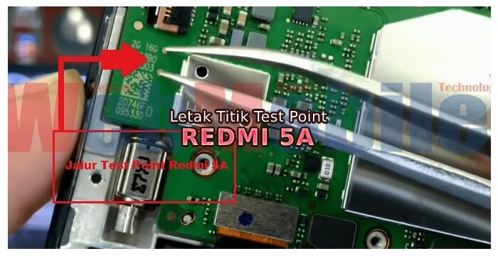 Cara Menemukan Letak Titik Test Point Redmi 5A