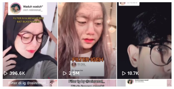 Apa Itu Filter TikTok Wajah Tua Menjadi Muda?