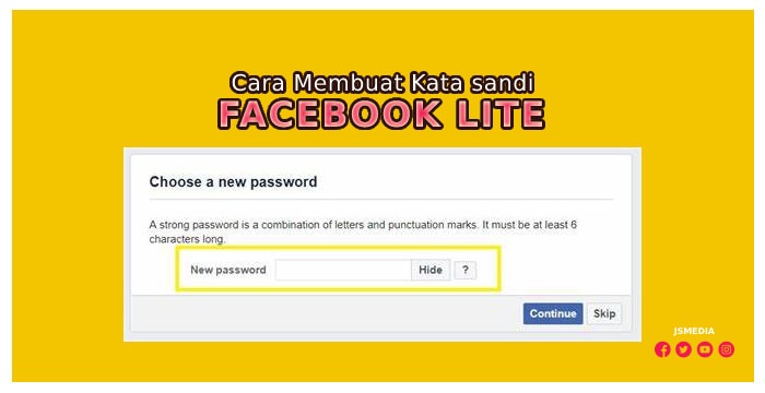 Cara Membuat Kata sandi Akun Facebook Lite yang Kuat