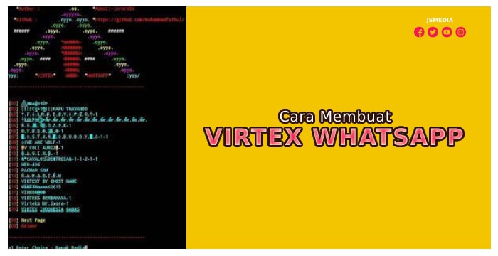 Cara Membuat Virtex WhatsApp