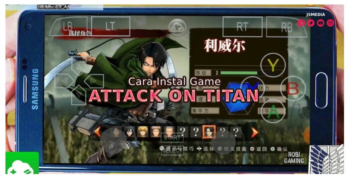 Cara Instal Game Attack on Titan Android