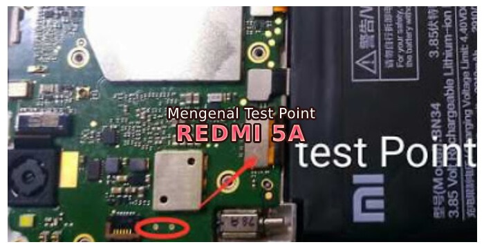 Mengenal Test Point Redmi 5A