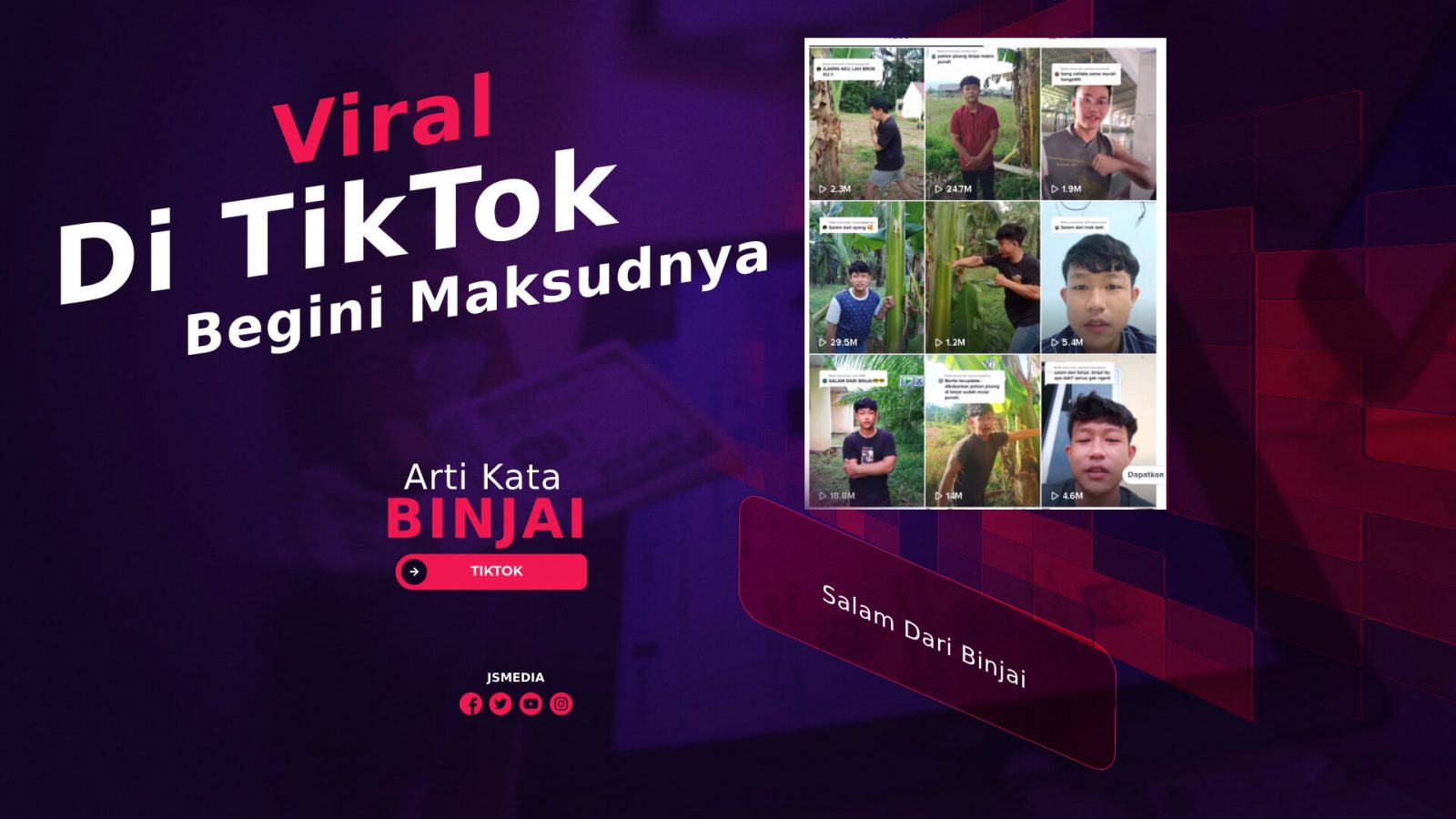 Arti Kata Binjai yang Viral di TikTok